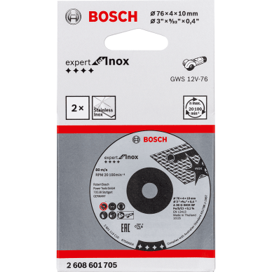 Bosch Cutting Disc 3" for GWS 12V-EC | Bosch by KHM Megatools Corp. Main image