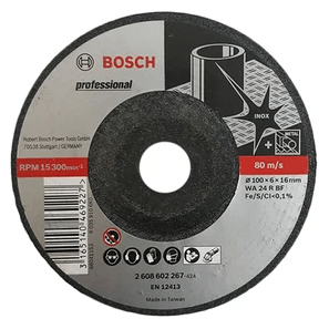 Bosch Grinding Disc 4" for INOX (2608602267) | Bosch by KHM Megatools Corp. Main image