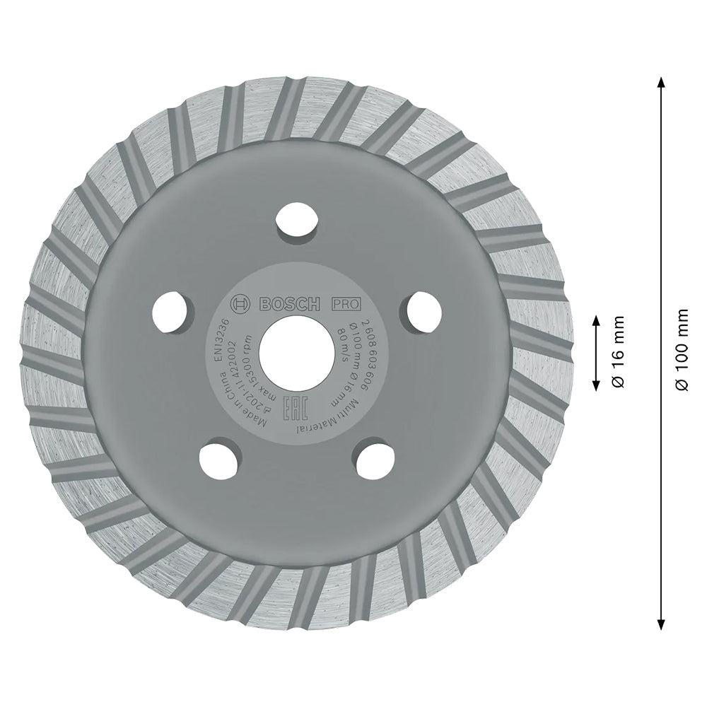 Bosch PRO 4" Expert for Universal Cup Wheel (2608603606) - ToolsSavvy.ph