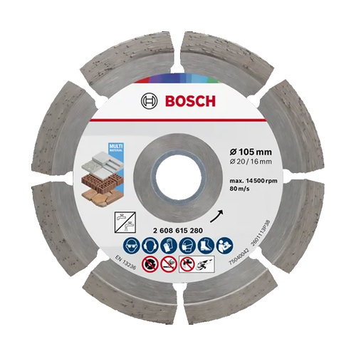 Bosch Multi Material Diamond Cutting Disc 4" (2608615280)
