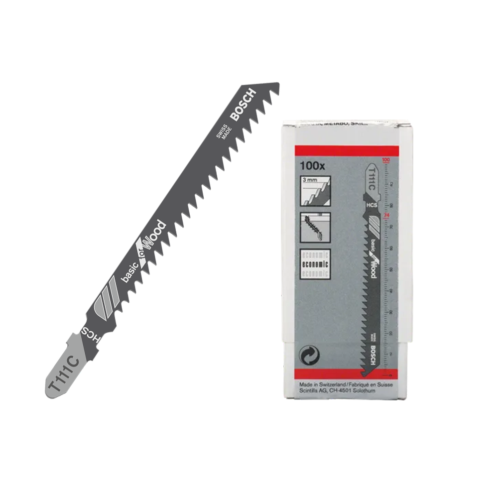 Bosch T111C Clean Jigsaw Blade for Wood [2608637878] - ToolsSavvy.ph Main image
