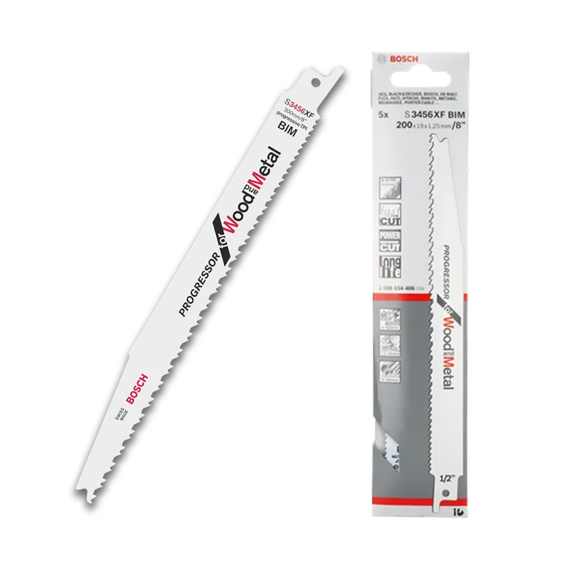 Bosch S1411DF Heavy for Wood and Metal Reciprocating Saw Blade