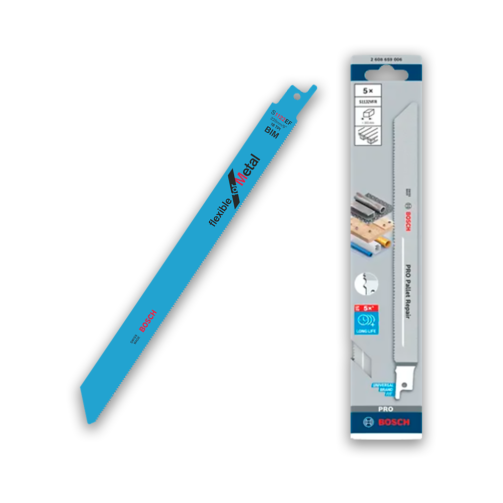 Bosch S1122EF Flexible for Metal Reciprocating Saw Blade