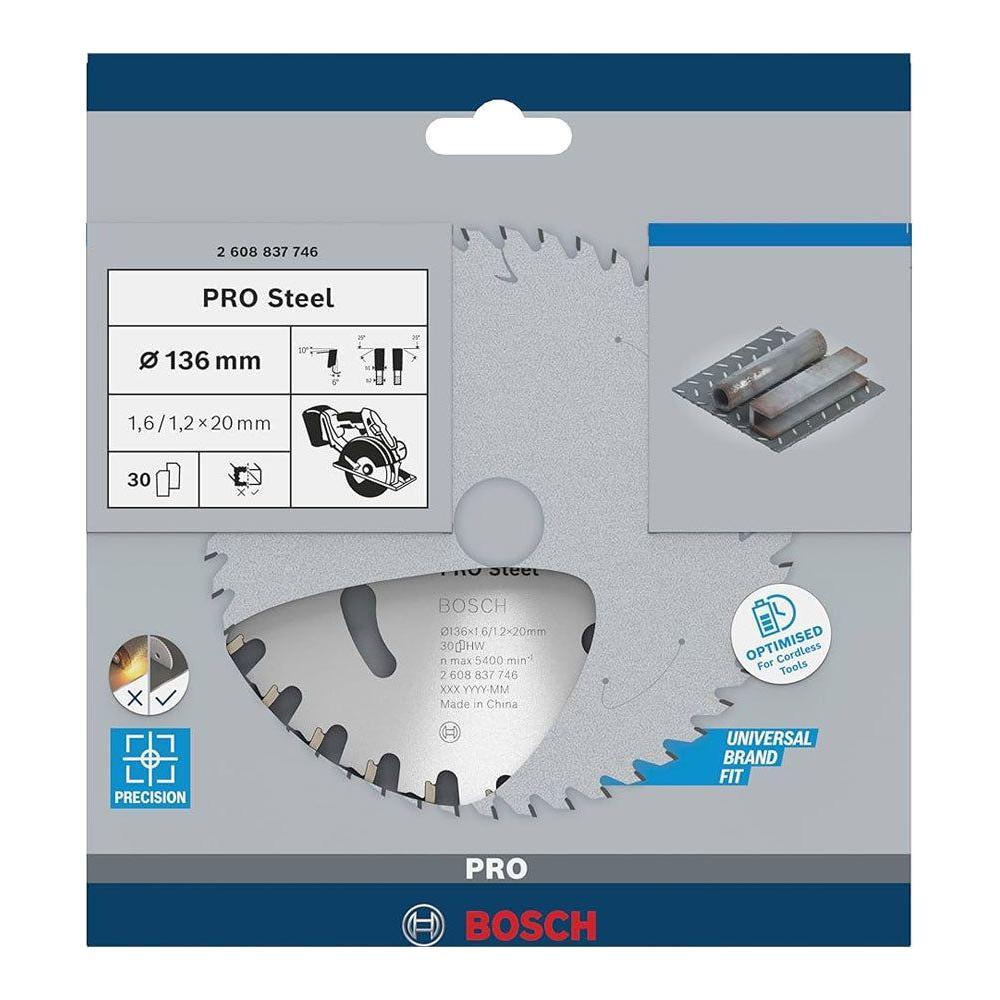 Bosch Standard Circular Saw Blade 136 x 20 x 1.6 mm x 30T (2608837746) | Bosch by KHM Megatools Corp. Main image
