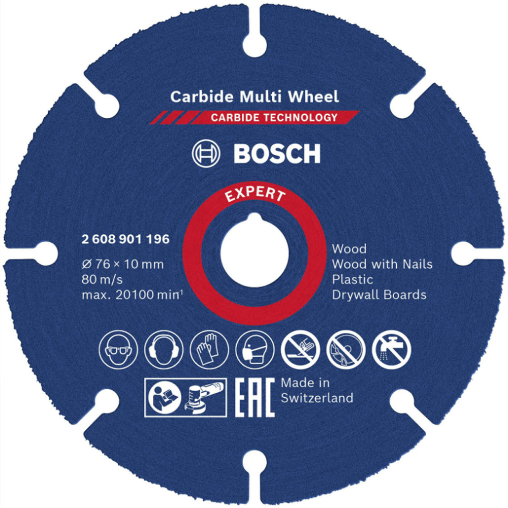 Bosch EXPERT 76mm Carbide Multi Wheel (2608901196) - ToolsSavvy.ph