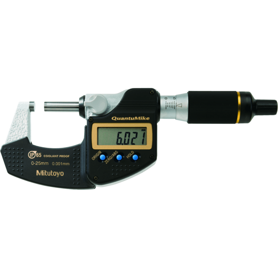 Mitutoyo 293-145-30 Digital Micrometer 0-25mm (Quantumike) - KHM Megatools Corp. Main image