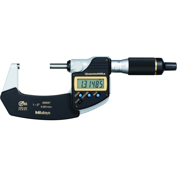 Mitutoyo 293-181-30 Digital Micrometer 1-2" (Quantumike) - KHM Megatools Corp. Main image