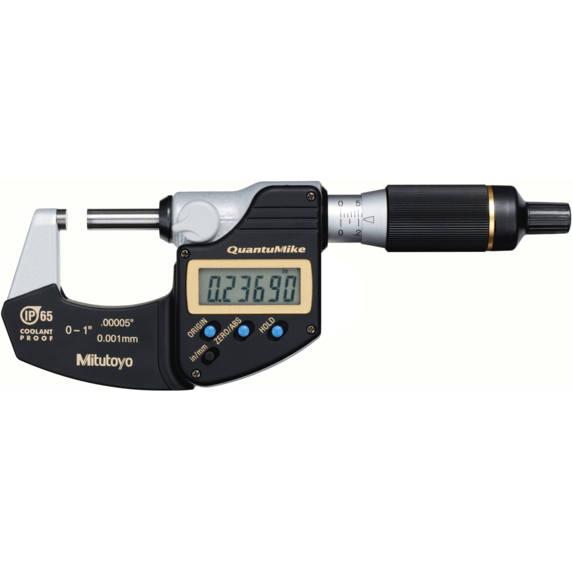 Mitutoyo 293-185-30 Digital Micrometer 0-1" (Quantumike) - KHM Megatools Corp. Main image