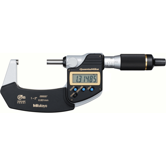 Mitutoyo 293-186-30 Digital Micrometer 1-2" (Quantumike) - KHM Megatools Corp. Main image