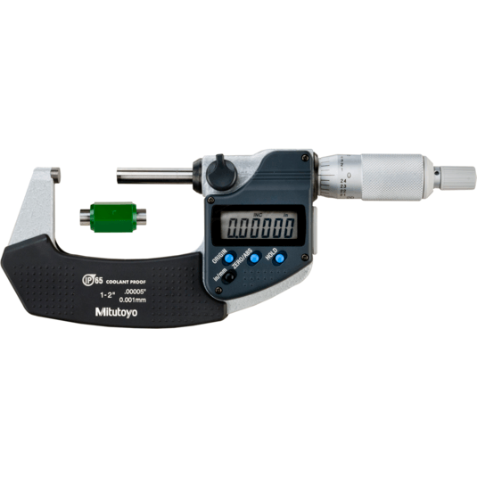 Mitutoyo 293-331-30 Digital Micrometer 1-2" (IP65 Coolant Proof) - KHM Megatools Corp. Main image