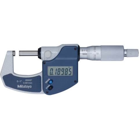 Mitutoyo 293-831-30 [Digimatic] Digital Outside Micrometer 1" (Ratchet Stop) - KHM Megatools Corp. Main image