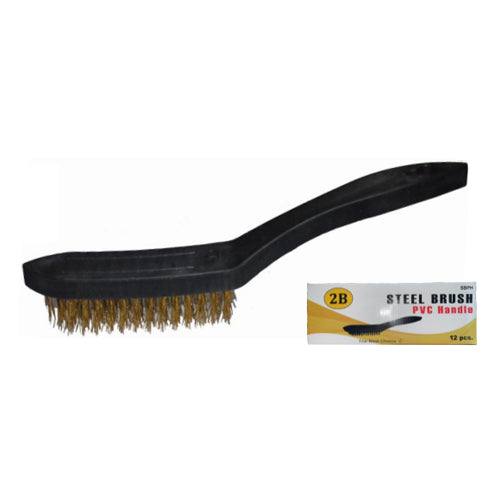 2B PVC Handle Steel Brush - ToolsSavvy.ph Main image