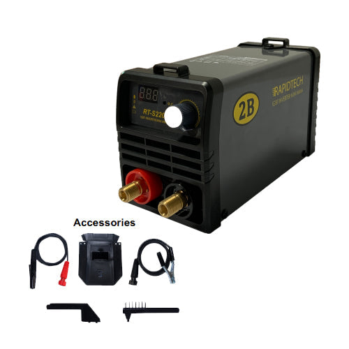 2B RT-S220 IGBT Inverter Mini MMA Welding Machine (Rapidtech Series) - ToolsSavvy.ph
