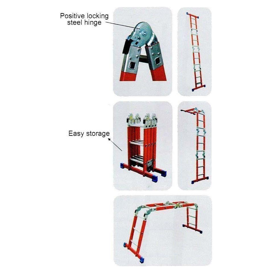 Miller FFL-300-12 Fiberglass Multi-Purpose Folding Ladder 12ft Secondary image