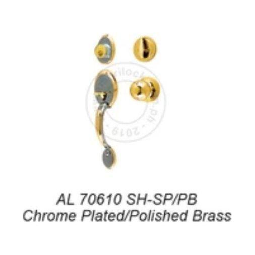 Amerilock AL 70610 2-Tone Elegant Entrance Handle Lock (Single and Double Handle) Secondary image