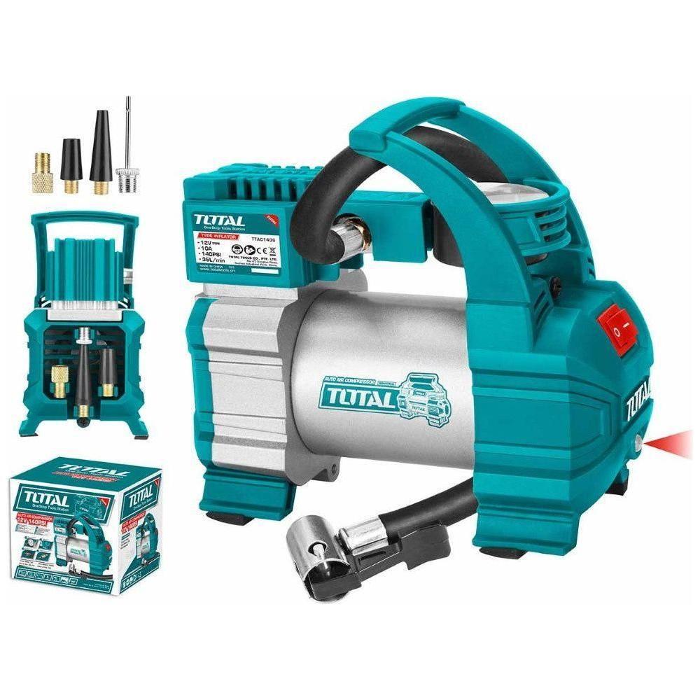 Total TTAC1406 12V Cordless Inflator with Light | Total by KHM Megatools Corp.