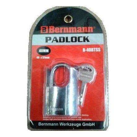 Bernmann High Security Padlock Short Shackle (Shrouded Shoulders) | Bernmann by KHM Megatools Corp. Main image