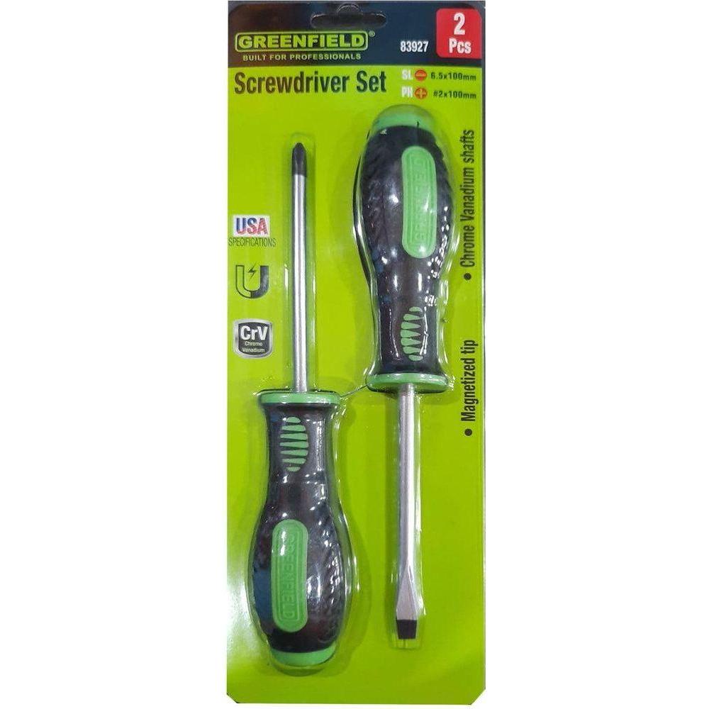 Greenfield 2pcs Screwdriver Set | Greenfield by KHM Megatools Corp. Main image