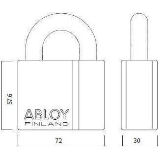 Abloy PL350/50 High Security Padlock (Long Shackle) Secondary image