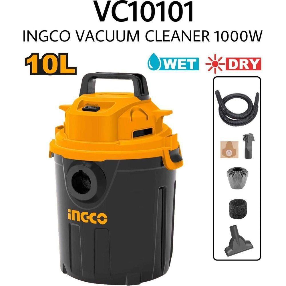 Ingco VC10101 Wet & Dry Vacuum Cleaner 1000W 10 Liters Secondary image