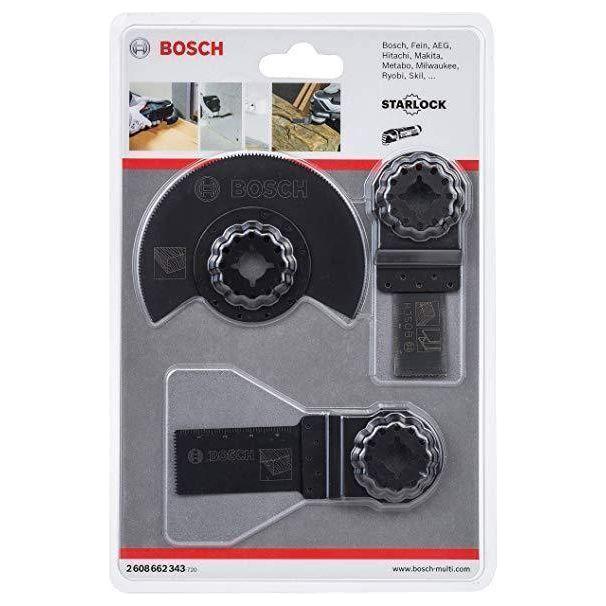 Bosch Starlock Wood & Metal Accessory Kit Set for Oscillating Tools (3pcs) - Goldpeak Tools PH Bosch Main image