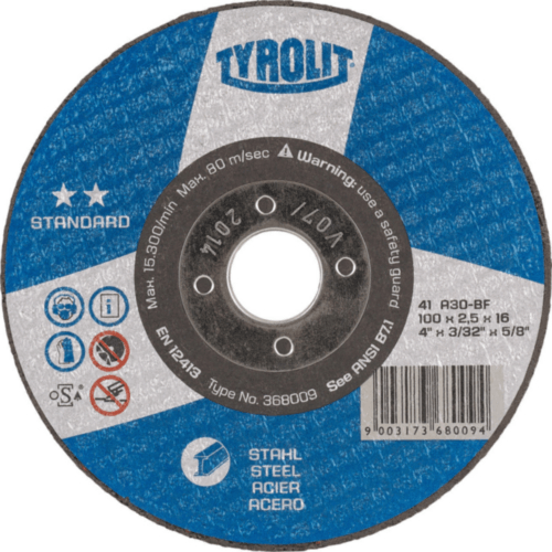 Tyrolit Straight Cut Off Wheel [Standard] | Tyrolit by KHM Megatools Corp.