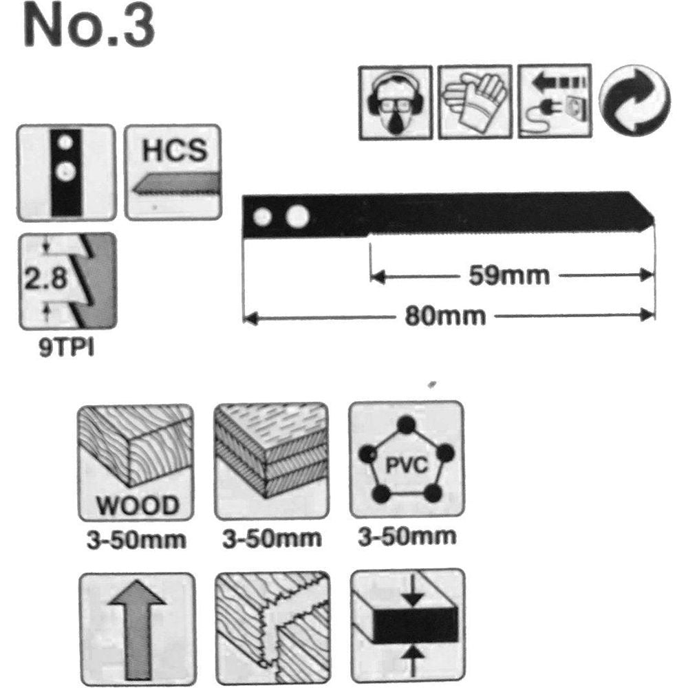 Makita Jigsaw Blade Pack Type - Goldpeak Tools PH Makita