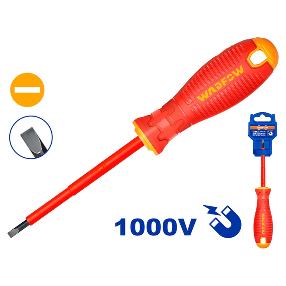 Wadfow WSD7233 Insulated Flat Screwdriver SL3.0 Secondary image