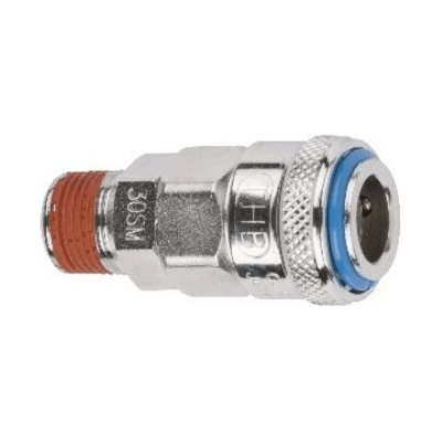 THB One Touch (SMT) Steel Quick Coupler Body - Male Thread End | THB by KHM Megatools Corp. Main image