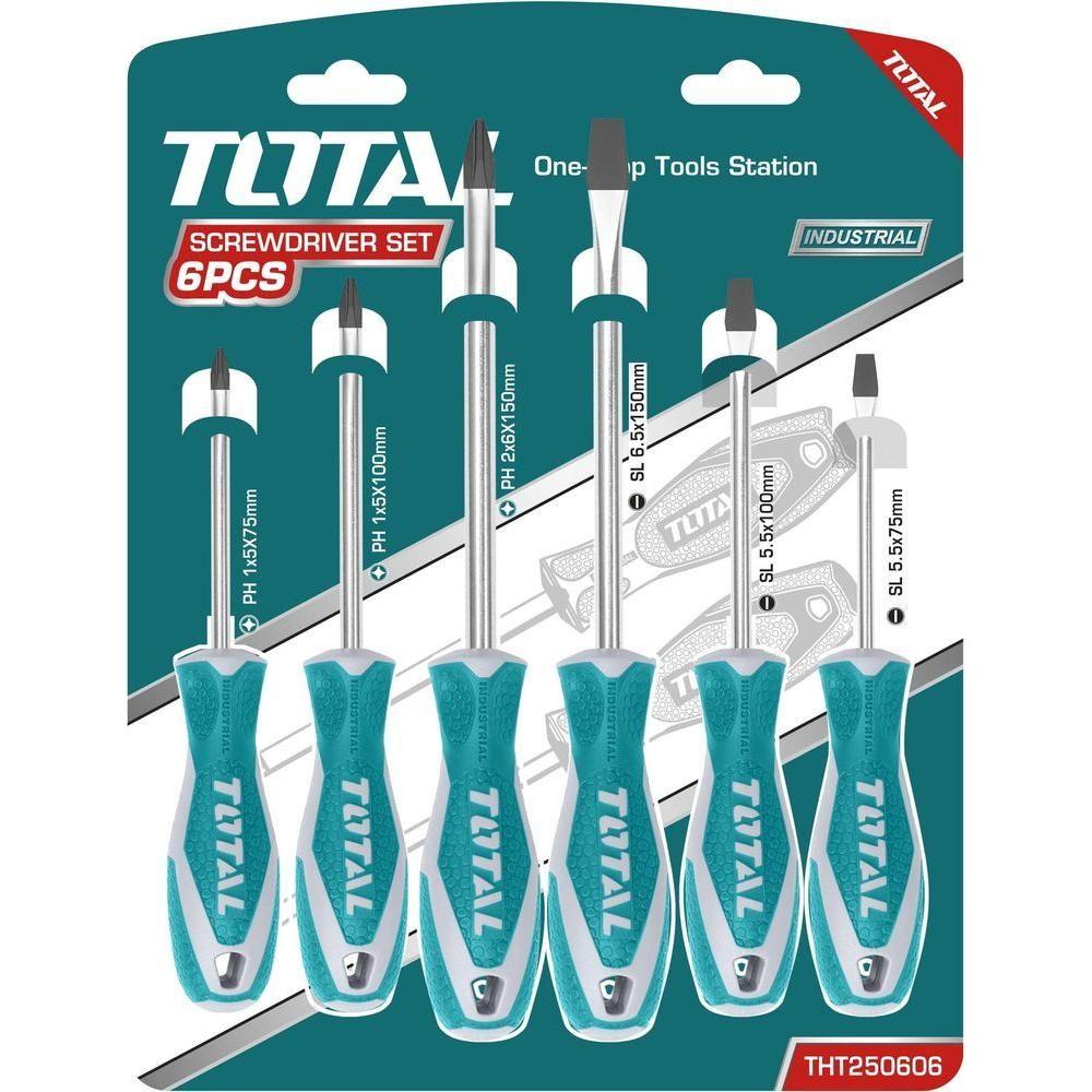 Total THT250606 6pcs Screwdriver Set | Total by KHM Megatools Corp. Main image