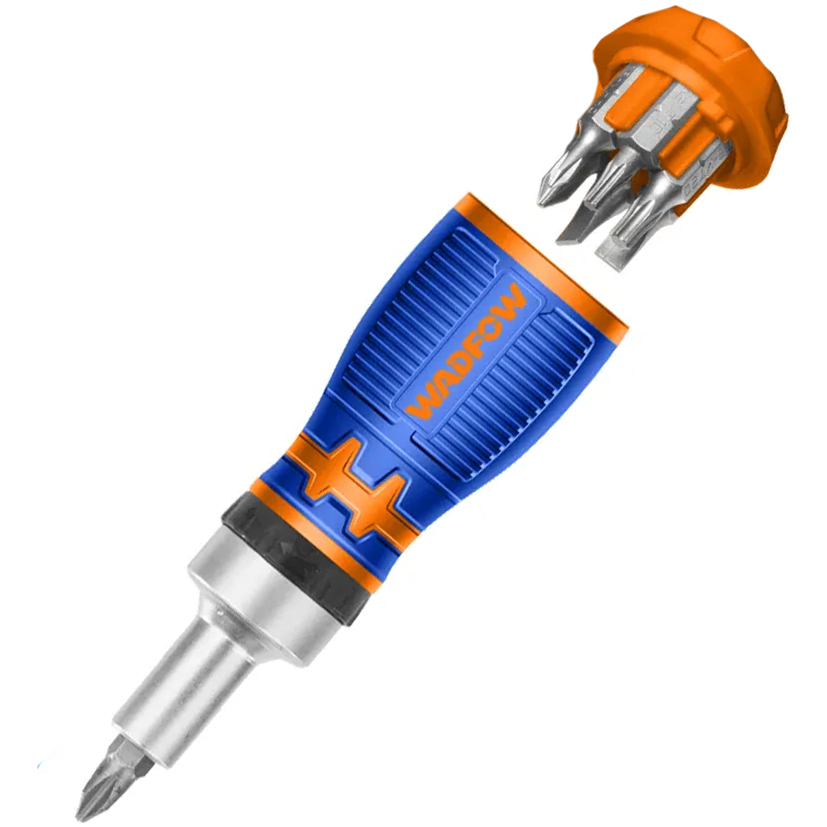 Wadfow WSS8608 8in1 Stubby Rachet Screwdriver Set | Wadfow by KHM Megatools Corp. Main image