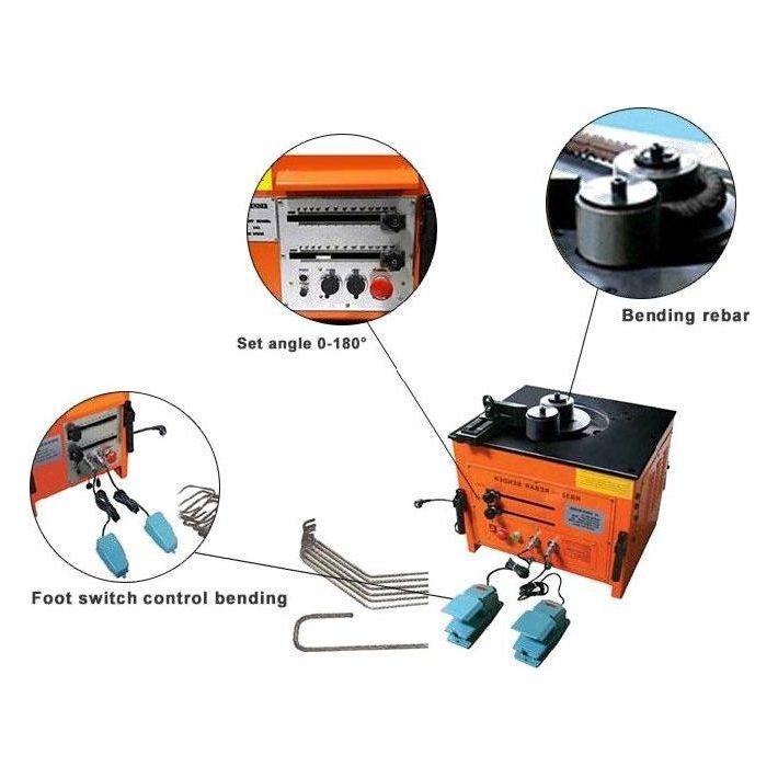 Meiho RBC Rebar Bender Machine with Cutter Secondary image