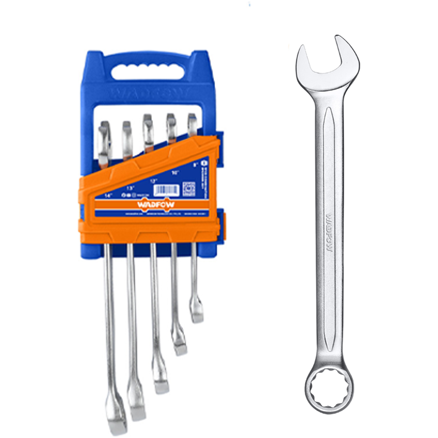 Wadfow WSP1215 10-19MM Combination Spanner 5Pcs Set | Wadfow by KHM Megatools Corp. Main image