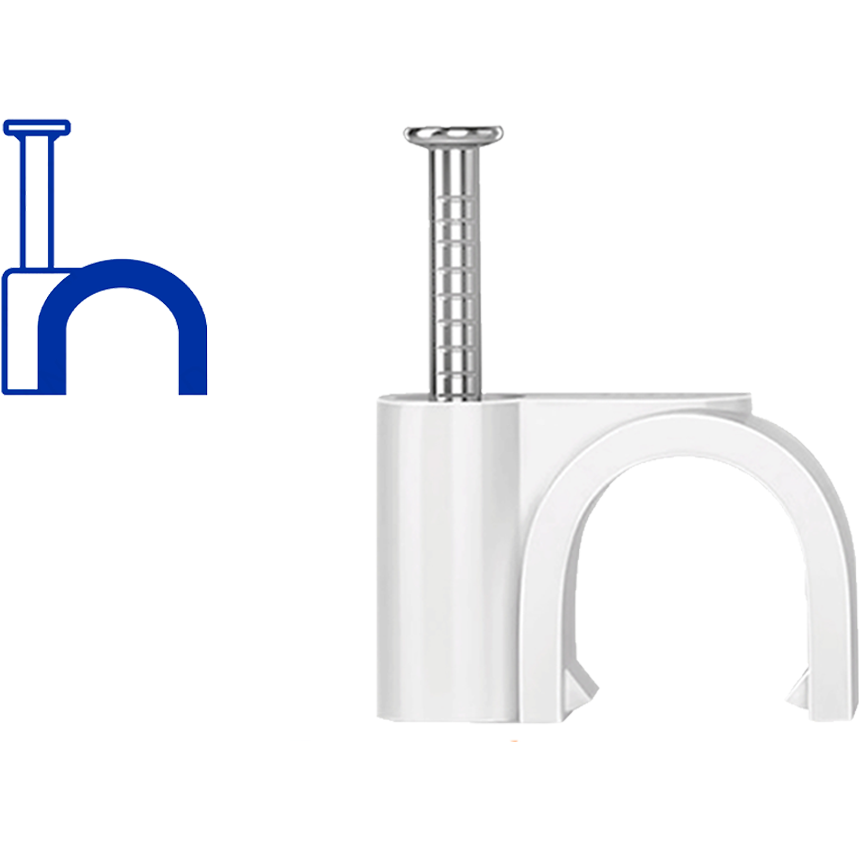 Wadfow Cable Clips (Round) | Wadfow by KHM Megatools Corp. Main image