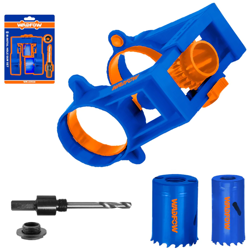 Wadfow WKJ2404 Lock Installation Hole Saw Set 4 Pcs | Wadfow by KHM Megatools Corp. Main image