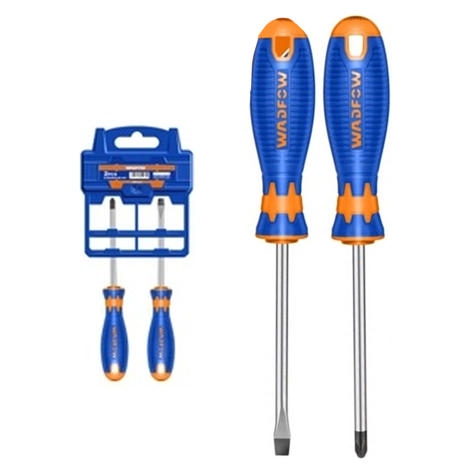 Wadfow WSS1302 Screwdriver CR-V 2Pcs Set | Wadfow by KHM Megatools Corp. Main image