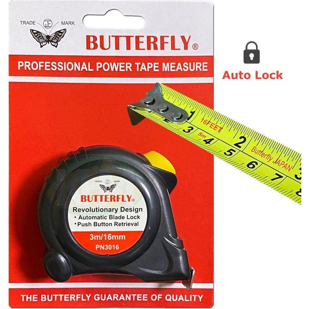 Butterfly Power Steel Tape Measure (Auto-Lock) | Butterfly by KHM Megatools Corp. Main image
