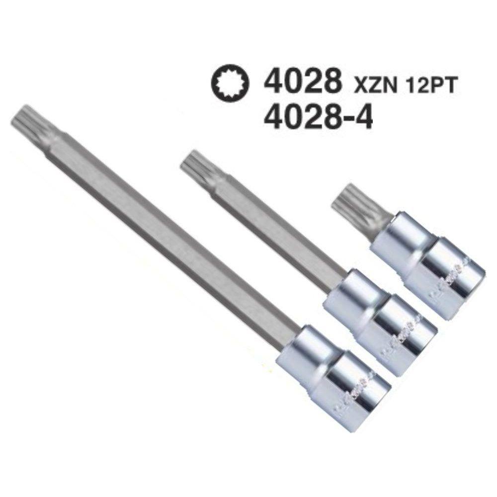 Hans 4028 / 4028-4 1/2" Drive XZN Spline Bit Socket Wrench [Loose] - KHM Megatools Corp. Main image