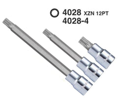 Hans 4028 / 4028-4 1/2" Drive XZN Spline Bit Socket Wrench [Loose] - KHM Megatools Corp.