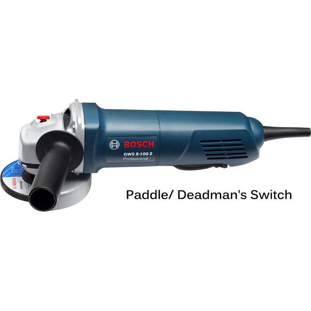 Bosch GWS 8-100 Z Angle Grinder (Deadman's Switch) - Goldpeak Tools PH Bosch