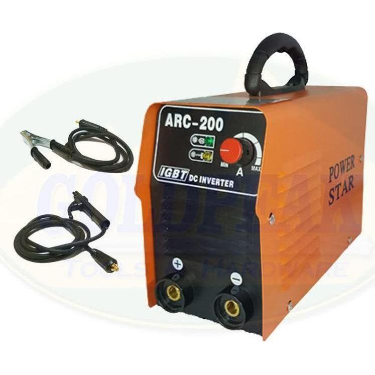 Powerstar ARC 200A DC Inverter Welding Machine - Goldpeak Tools PH Powerstar Main image