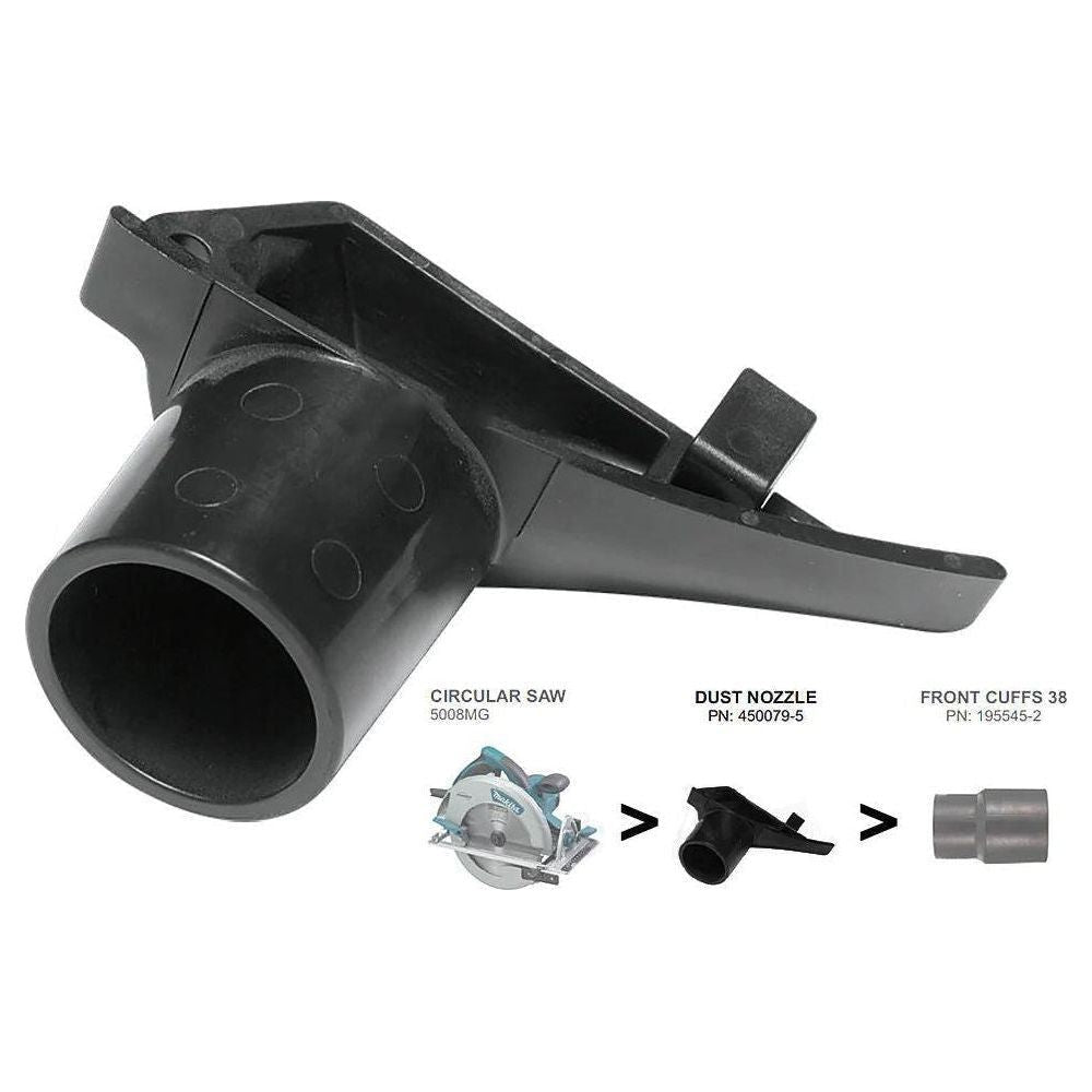 Makita 450079-5 Dust Nozzle Extractor for 5008MG - KHM Megatools Corp. Main image