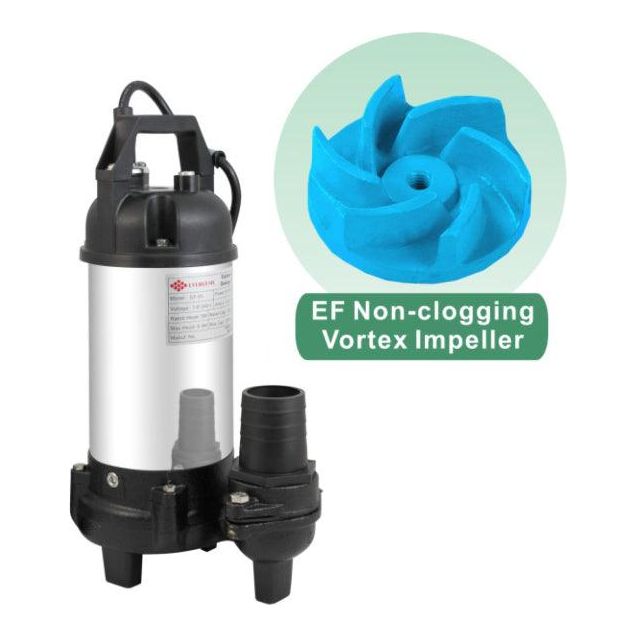 Evergush Submersible Vortex Sewage Pump (Dirty Water) | Evergush by KHM Megatools Corp.