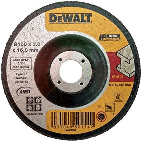 Dewalt DWA4500IA Grinding Disc 4" For Metal - KHM Megatools Corp. Main image