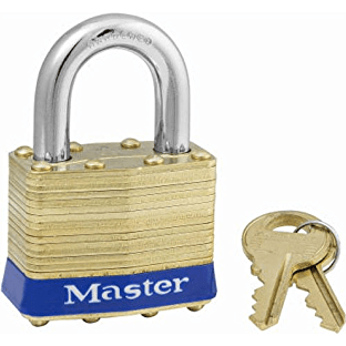 MasterLock Laminated Brass Padlock Short Shackle | Masterlock by KHM Megatools Corp. Main image