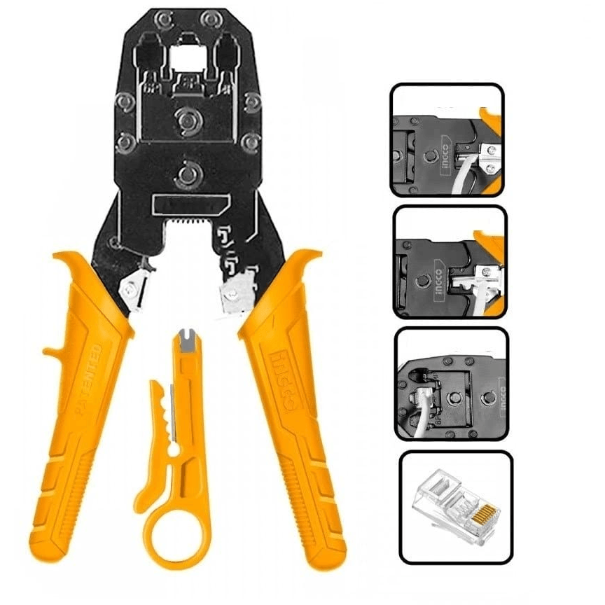 Ingco HMPC1468P Modular Plug Crimper / Crimping Tool - KHM Megatools Corp.