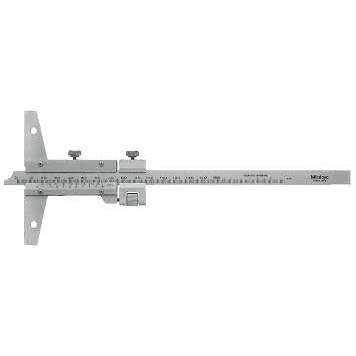Mitutoyo 527-102 Vernier Depth Gauge (VD20) 200mm [Fine Adjustment] - KHM Megatools Corp. Main image