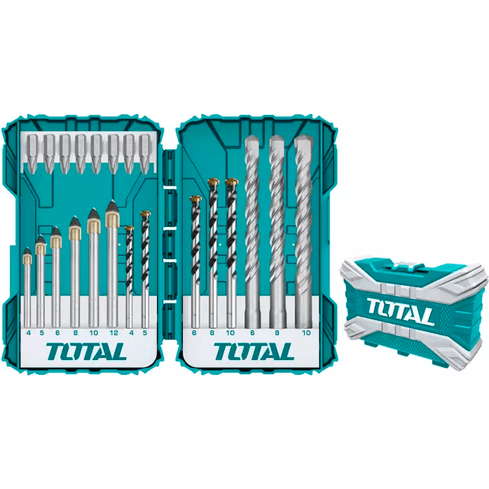 Total TACSDL12201 22pcs Mixed Drill & Screwdriver Bits | Total by KHM Megatools Corp. Main image