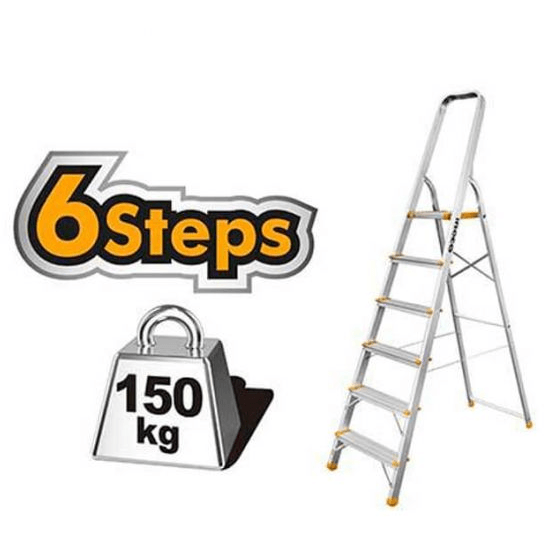 Ingco Household Aluminum A-Type Ladder - KHM Megatools Corp.