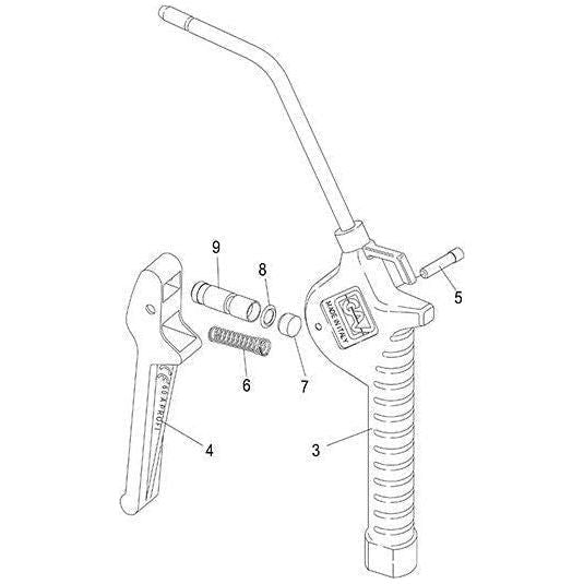 GAV 60AP Pneumatic Blowing Gun / Air Duster Secondary image